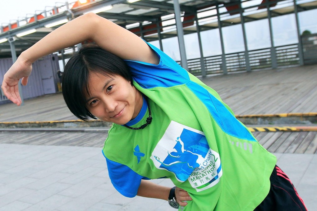 Becoming a marathon runner was one of the farthest things from Martha Ng's mind after she suffered a stroke. Photo: Jonathan Wong