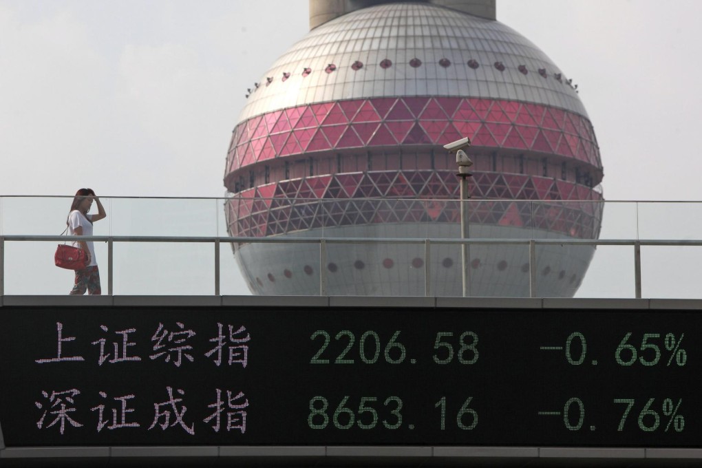 The Oriental Pearl Tower in Pudong. The China Beige Book says mainland manufacturing and real estate activity has slowed. Photo: EPA