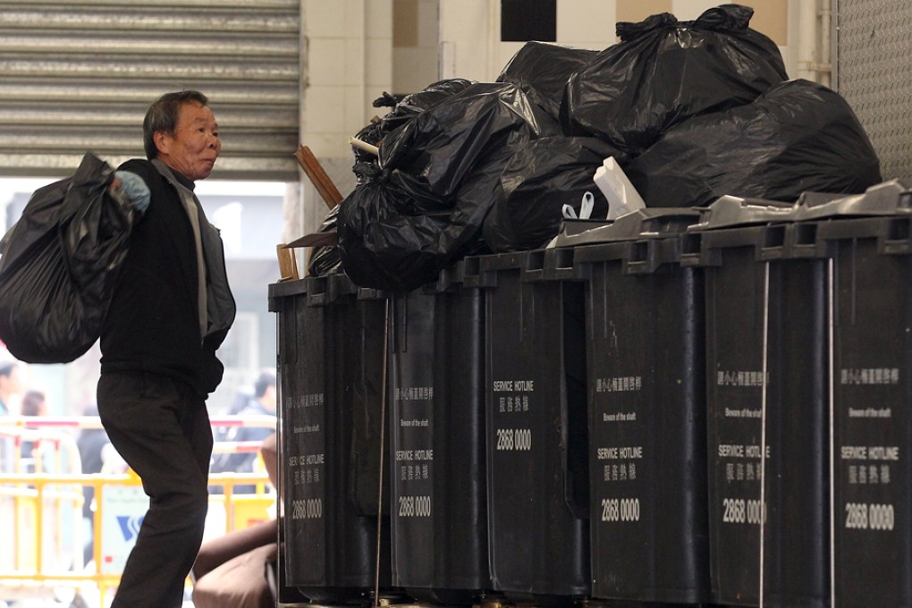 The government wants to send less trash to landfills. Photo: Nora Tam