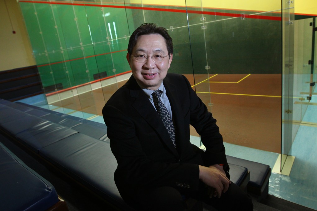 Hong Kong Squash chairman David Mui Ying-yuen is elated about the five-year sponsorship deal for the open. Photo: SCMP