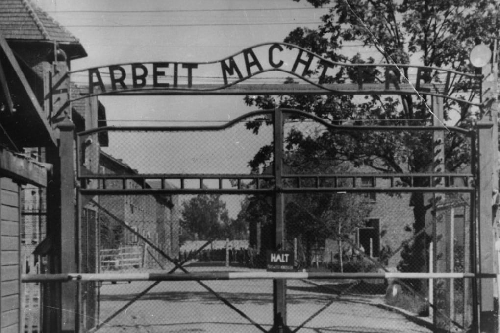 Main gate of the Nazi concentration camp Auschwitz in Poland. Photo: AP