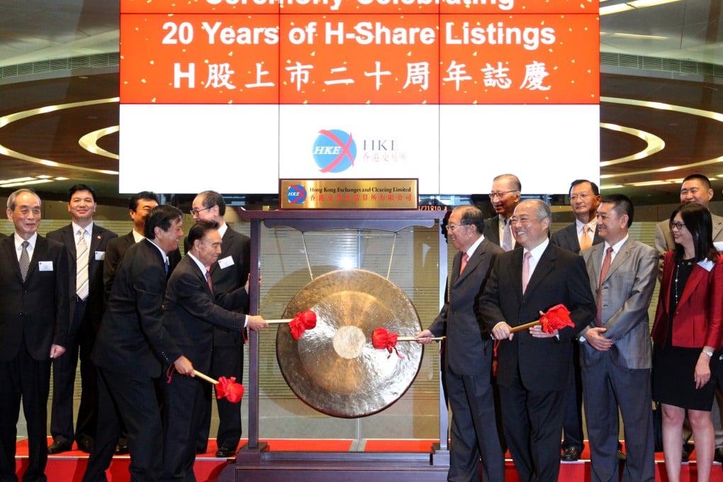 The Hong Kong stock exchange celebrated last month two decades of listings of companies from the mainland. Alibaba would have been the latest and one of the biggest. Photo: May Tse