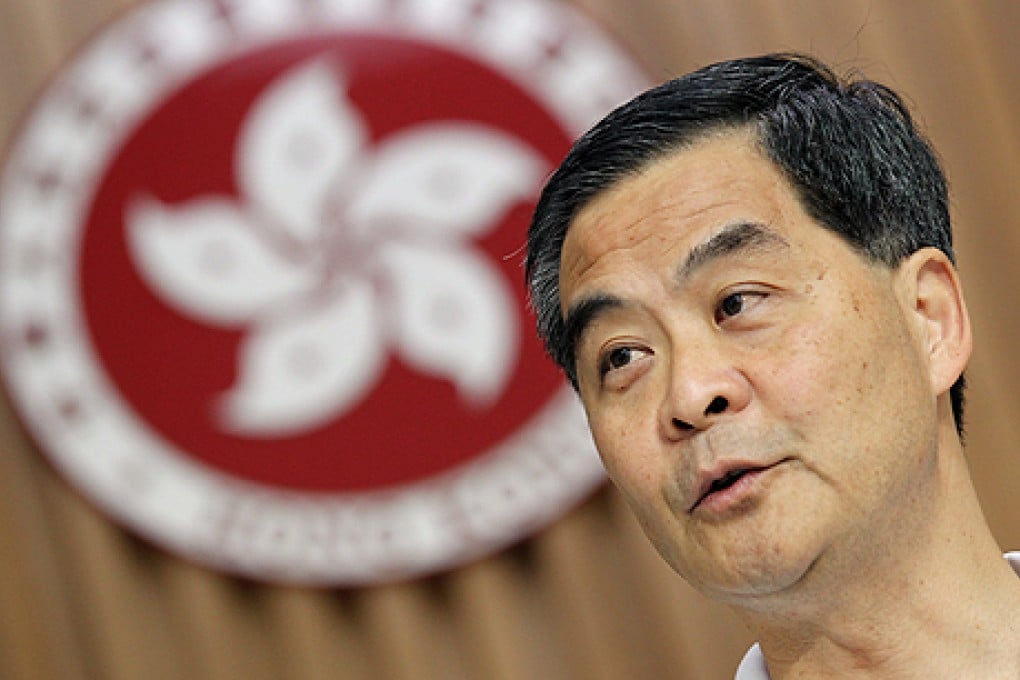 Chief Executive Leung Chun-ying. Photo: Dickson Lee