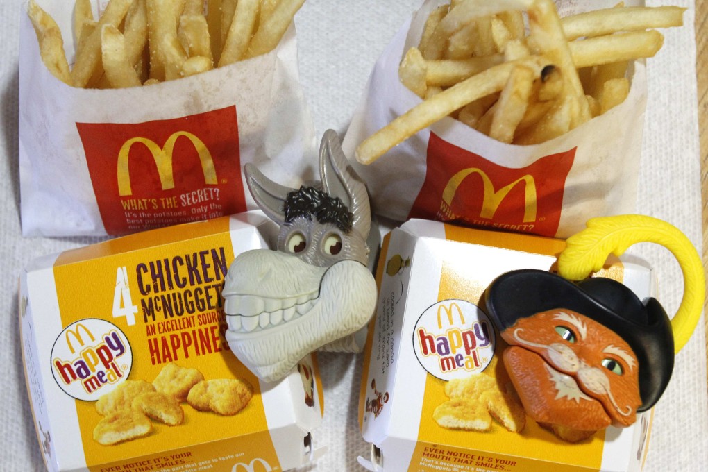 McDonald's says it will offer fruits and vegetables as an alternative to fries in its top 20 global markets by 2020. Photo: Reuters