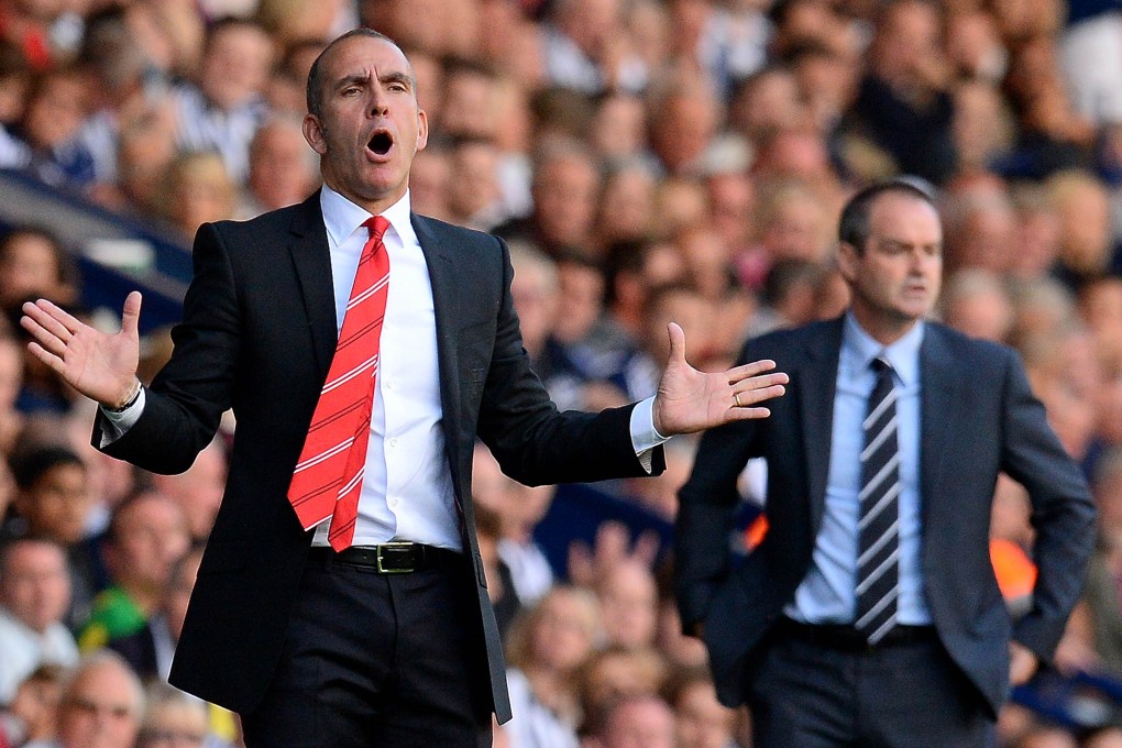 Former Sunderland manager Paolo Di Canio loses the plot. Photo: AFP
