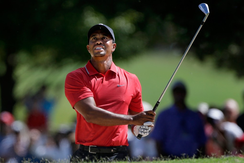 Tiger Woods during the final round of the Tour Championship at East Lake. Photo: AP