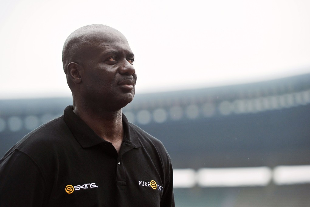 Ben Johnson returns to the scene of his crime. Photo: AFP