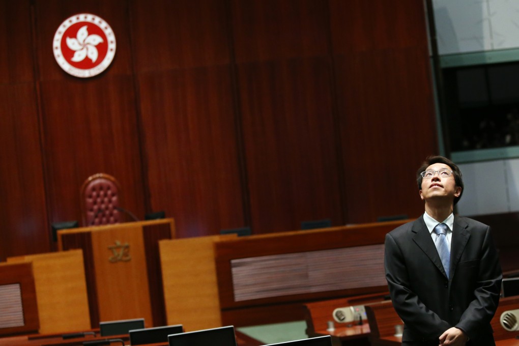 Zhang Xiaoming, director of the liaison office, believes the government, organisations and society should work together to create a better environment for innovative thinking in Hong Kong. Photo: Sam Tsang