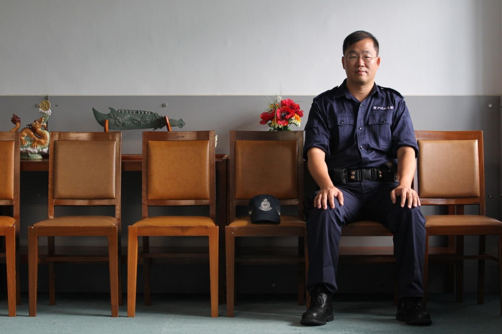 Sergeant Ko Wing-cheung was one of the first officers who helped protect residents on the estate where Sars first emerged in Hong Kong a decade ago. Photo: Nora Tam