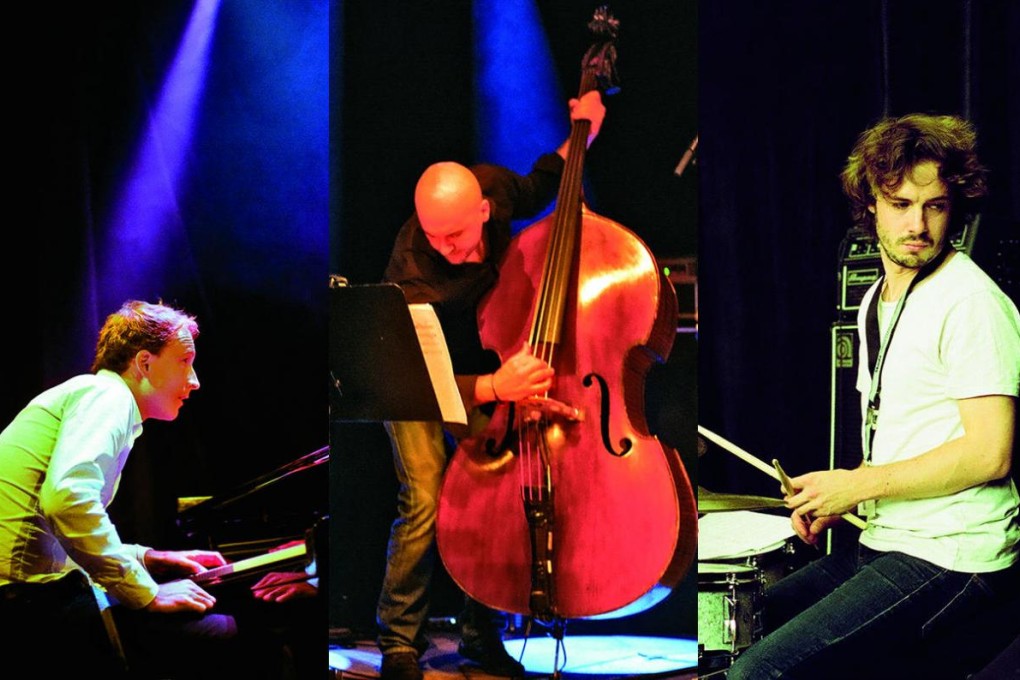 The Benny Lackner Trio, who will play at Tom Lee Academy, Mega Box, on Wednesday: Lackner on piano, Jerome Regard on bass, and Matthieu Chazarenc on drums.