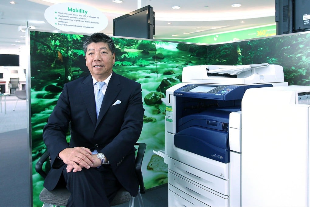 Fuji Xerox (China) chairman Masataka Jo is boosting hiring in sales and marketing to achieve its mainland ambitions. Photo: Jonathan Wong