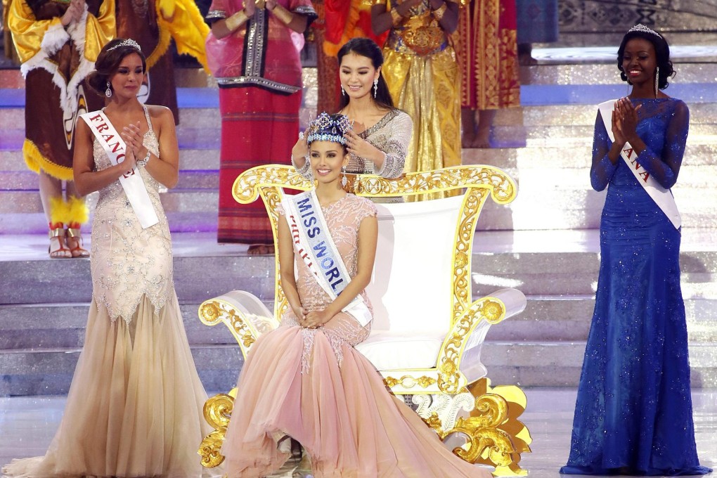 Miss World 2012, Yu Wenxia of China, crowns Megan Young of the Philippines as her successor in a glittering finale on the Indonesian resort island of Bali. Miss France came second and Miss Ghana third. Photo: EPA