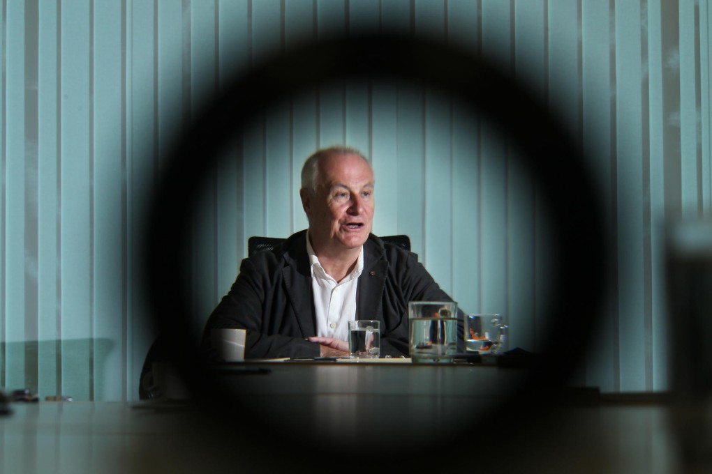 Michael Lynch, the head of the West Kowloon Cultural District Authority, is seeking donations for the project. Photo: May Tse