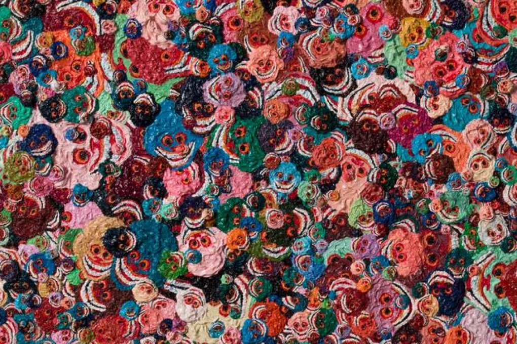 Poppy Field No 5, a work from Zhang Huan's show at the Pace Gallery in New York.