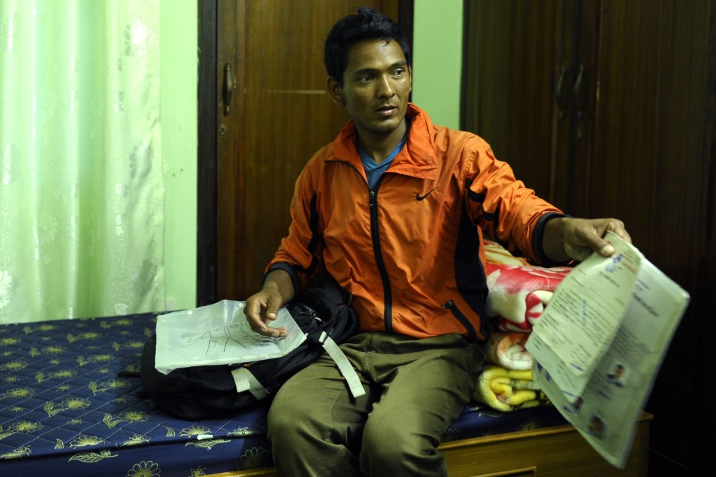 Nepalese former migrant worker Purna Bahadur Budathoki. Photo: AFP