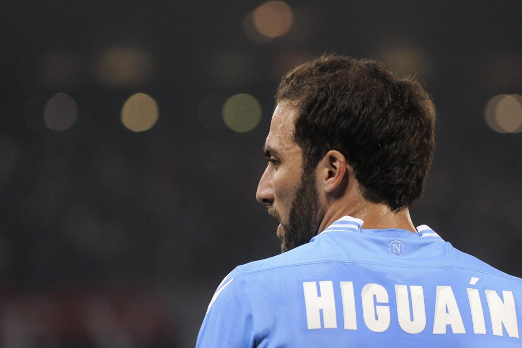 Gonzalo Higuain is the lynchpin to Napoli's style. Photo: Reuters