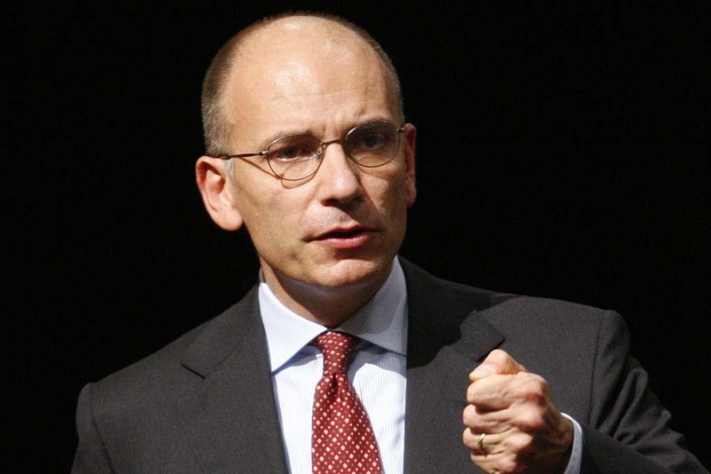 Italian Prime Minister Enrico Letta. Photo: Reuters