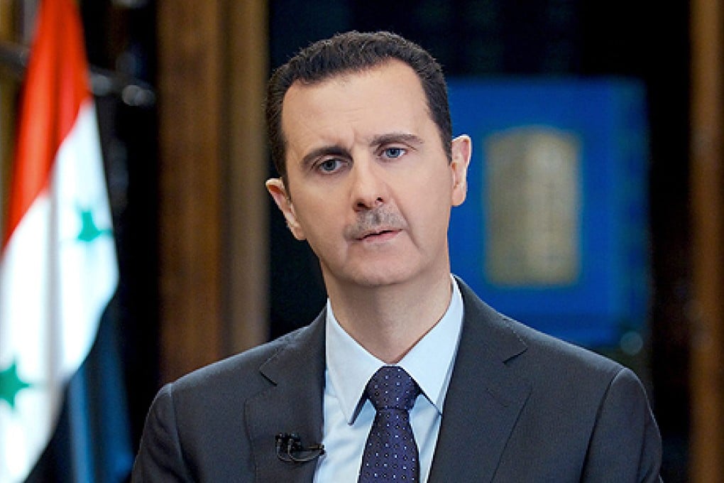 Syrian President Bashar Al Assad has been fighting opposition rebels for control of the country since the civil war began in early 2011. More than 100,000 people have died in the conflict. Photo: EPA