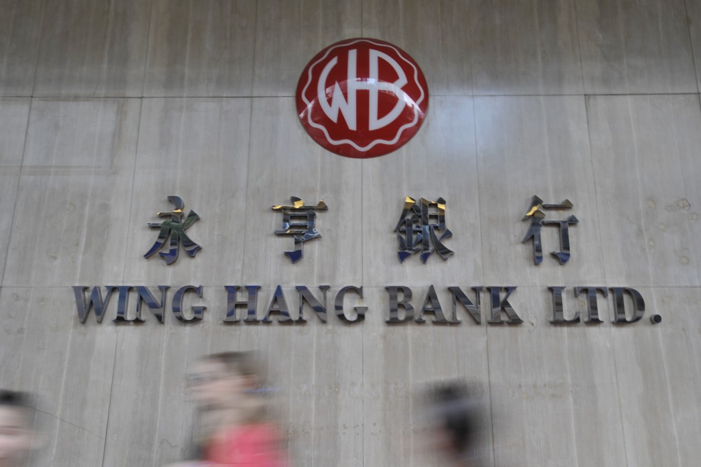 A branch of Wing Hang Bank in Wan Chai. Photo: Warton Li