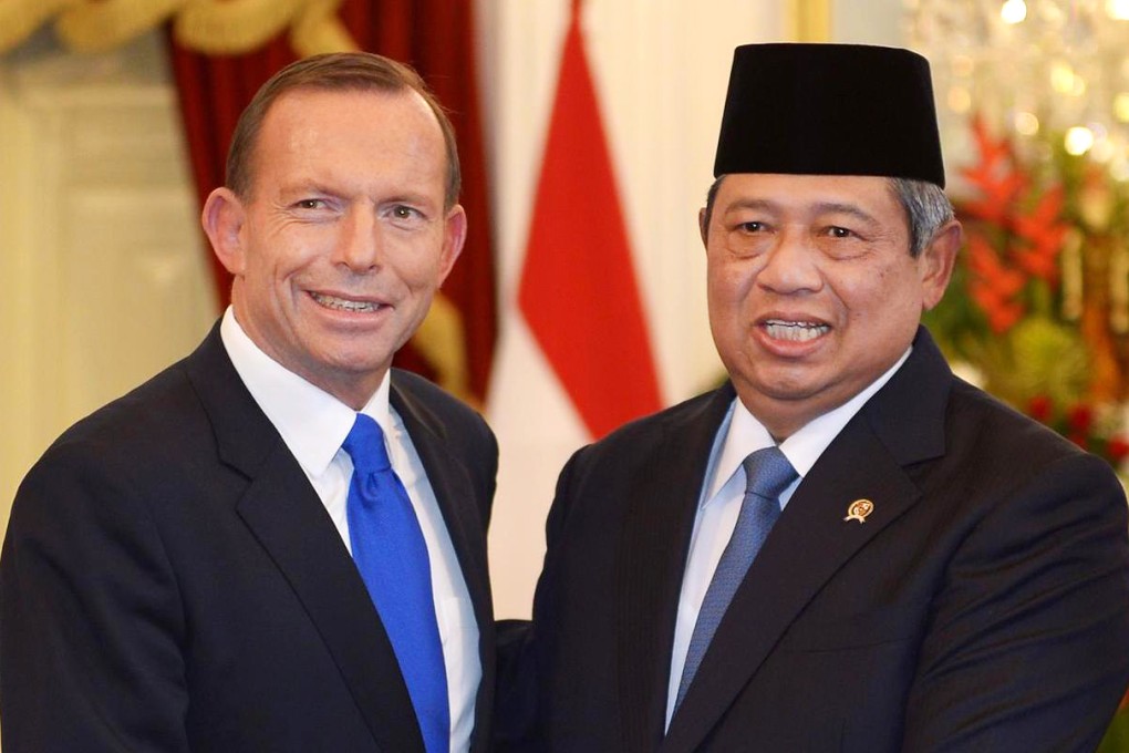Tony Abbott with President Yudhoyono. Photo: AFP