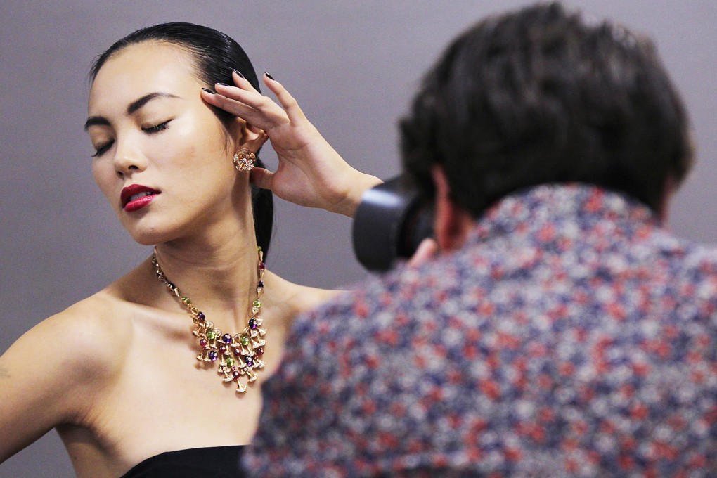 Make-up artist Megumi Sekine makes the most of the precious jewels and colours at her disposal.