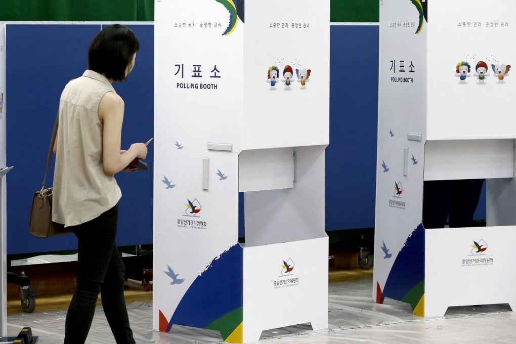 South Korean soldiers march through Seoul as part of the events to mark the 65th Armed Forces Day. Photo: Xinhua