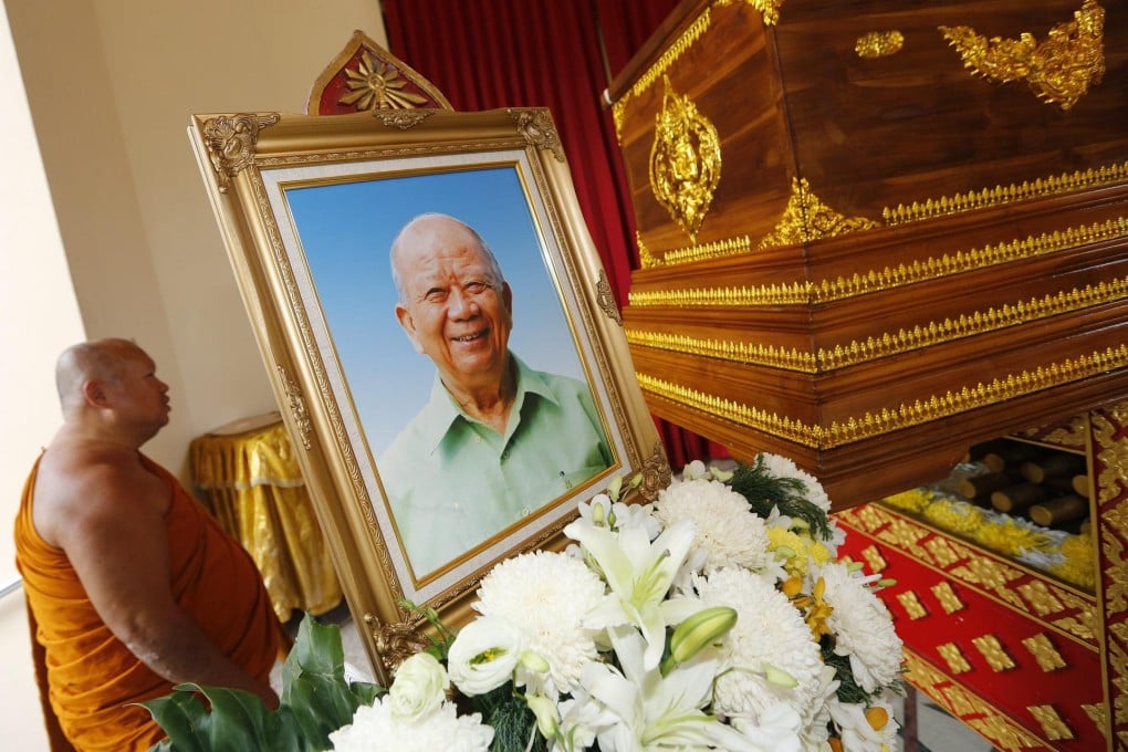 The funeral of Malayan communist leader Chin Peng in Bangkok last month. Photo: EPA; AFP