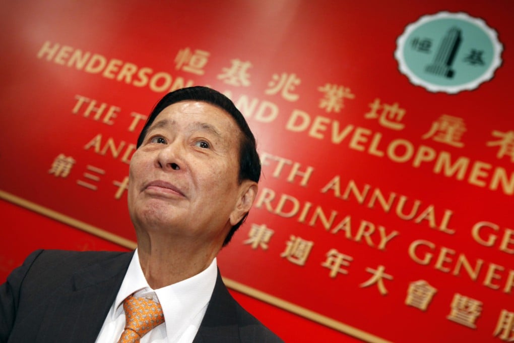 Henderson Land chairman Lee Shau-kee.