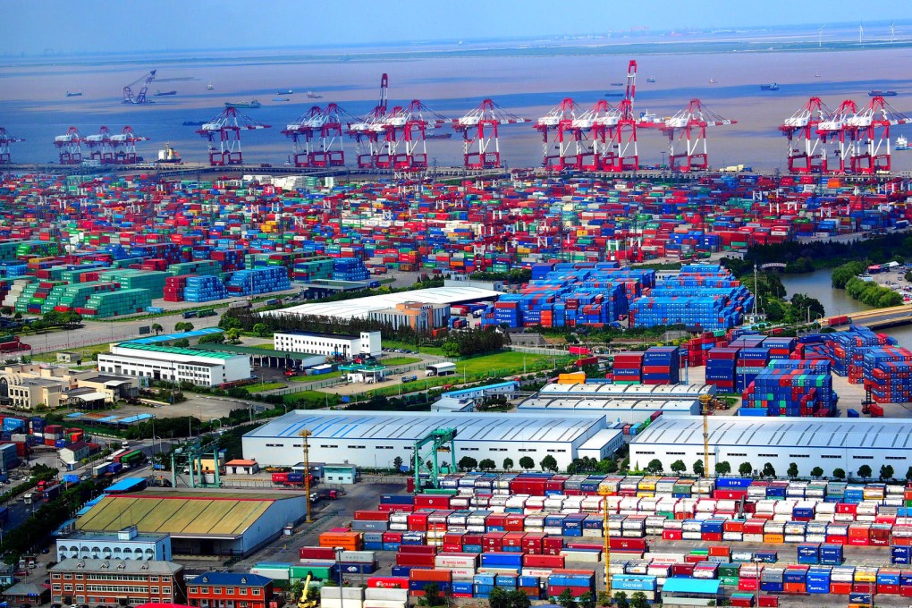 The Waigaoqiao Bonded area of the pilot Shanghai free trade zone, which is making a cautious start since being launched on Sunday amid great expectations. Photo: Xinhua