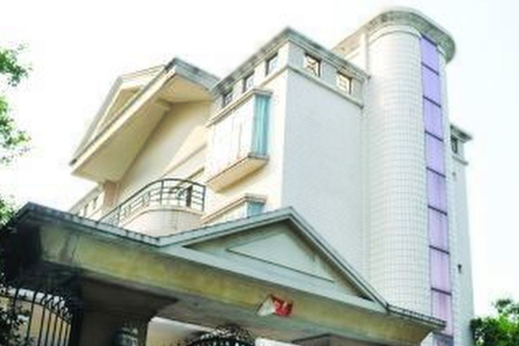 One of more than 20 properties Cai Bin was said to own on a monthly salary of 10,000 yuan. Photo: SCMP Pictures