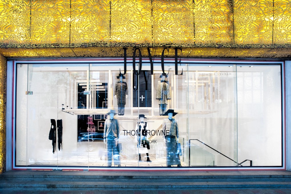 Thom Browne's pop-up store at Joyce on Queen's Road Central
