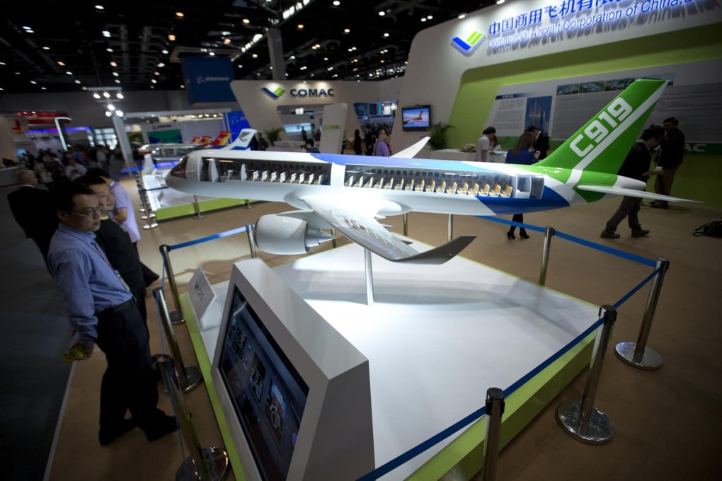 Comac has received commitments to buy 380 of the C919 aircraft, mostly from mainland airlines and leasing firms backed by banks. Photo: AP