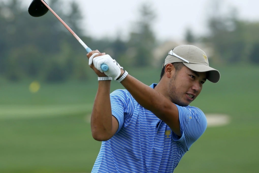 Hideki Matsuyama is feeling the pressure of his first Presidents Cup. Photo: Reuters