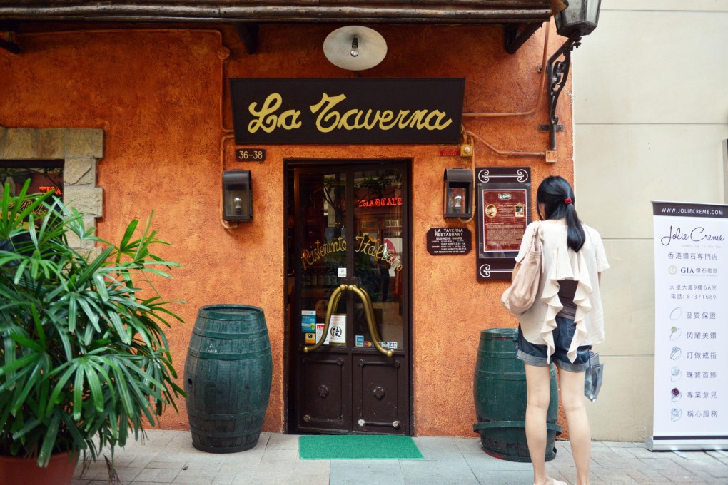 La Taverna is Hong Kong's oldest Italian eatery. Photo: Thomas Yau