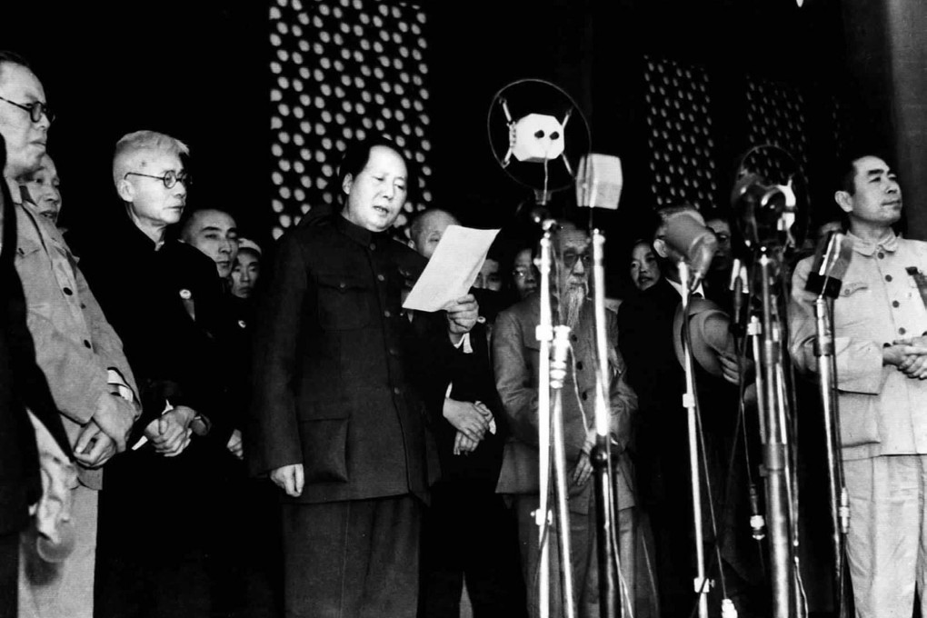 Frank Dikotter's latest book debunks the idea that the years following Mao's proclamation of the People's Republic in 1949 were positive. Photo: AP