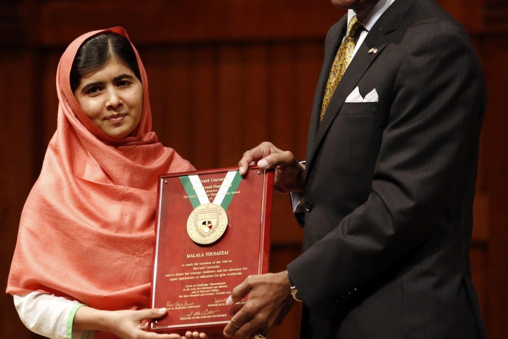 Harvard honoured Malala Yousafzai last week. Photo: AP