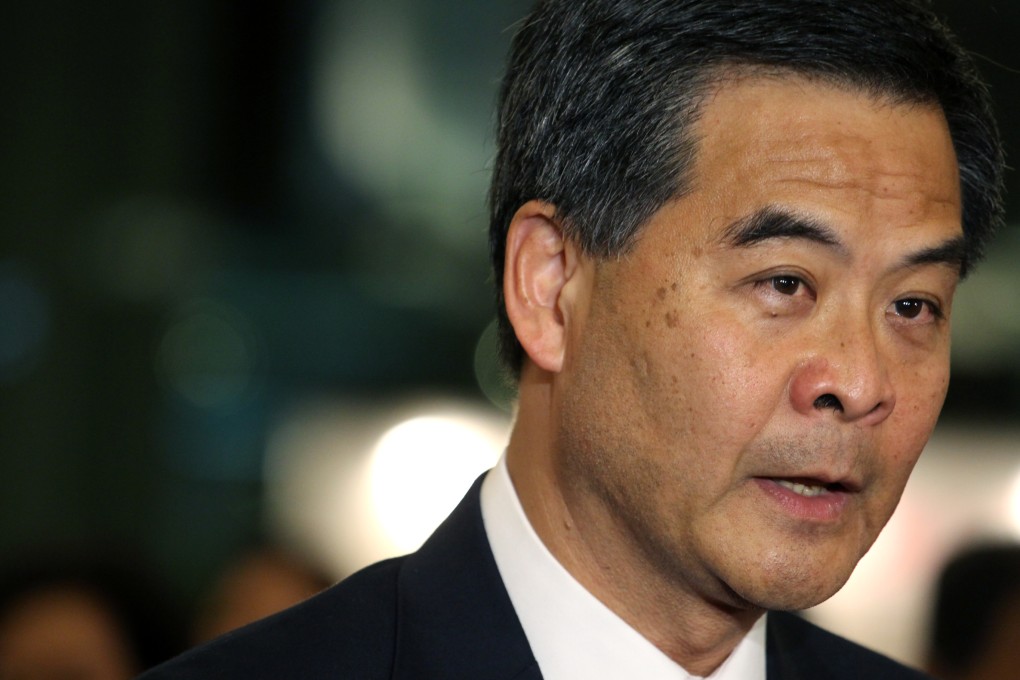 Chief executive Leung Chun-ying. Photo: Sam Tsang