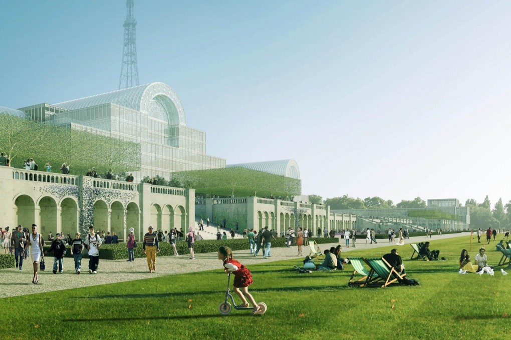 An artist's impression of what the Crystal Palace will look like onced it is rebuilt by the Chinese investment firm ZhongRong Group at a cost of HK$6.2 billion. Critics question its founder's motives. Photo: AFP