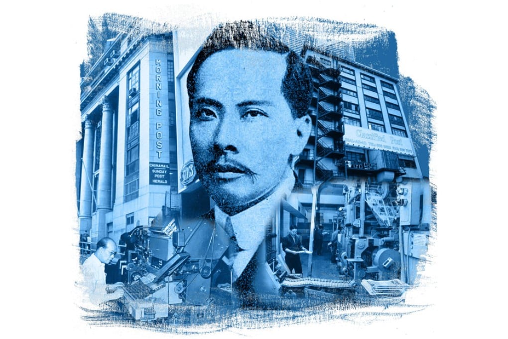 Images from the 110-year history of the Post, and the man who helped to start it all - Tse Tsan-tai. Illustration: Emilio Rivera