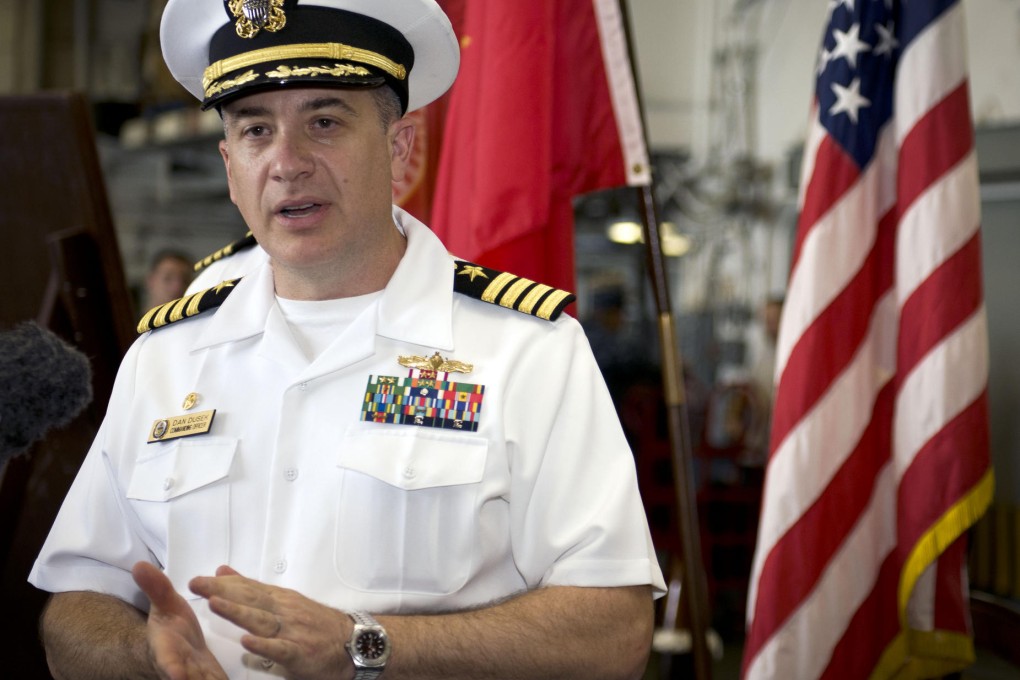 Captain Daniel Dusek and his ship visited Hong Kong. Photo: Xinhua