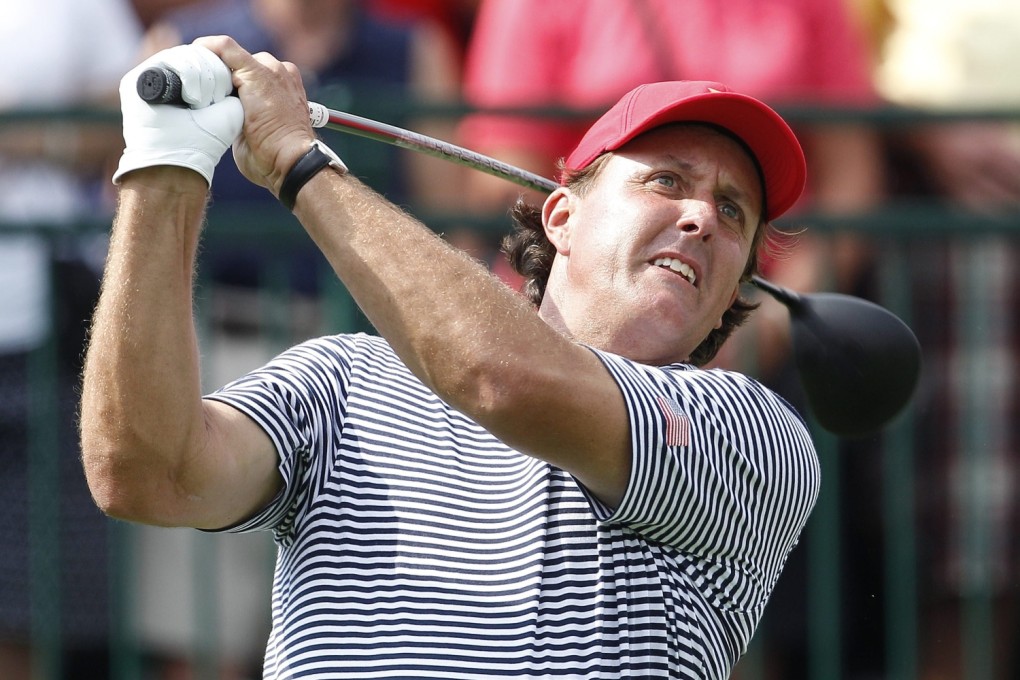 Phil Mickelson says he and Keegan Bradley are playing some of their best golf. Photo: AP