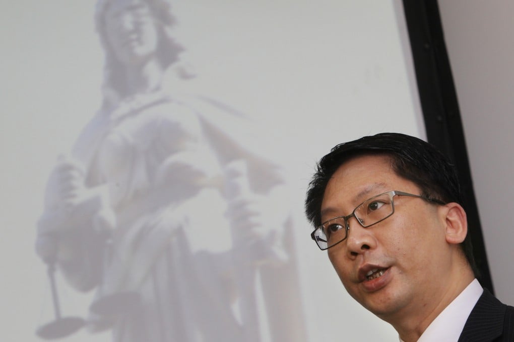 Secretary for Justice Rimsky Yuen Kwok-keung. Photo: David Wong