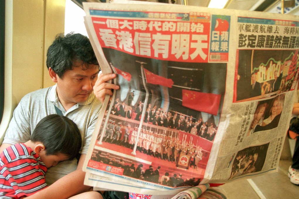 The launch of Apple Daily in 1995 was a turning point in press history. Photo: Ricky Chung