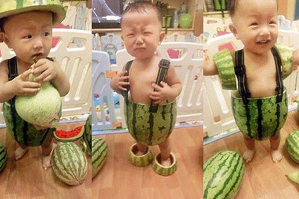 The controversial watermelon picture. Photo: SCMP