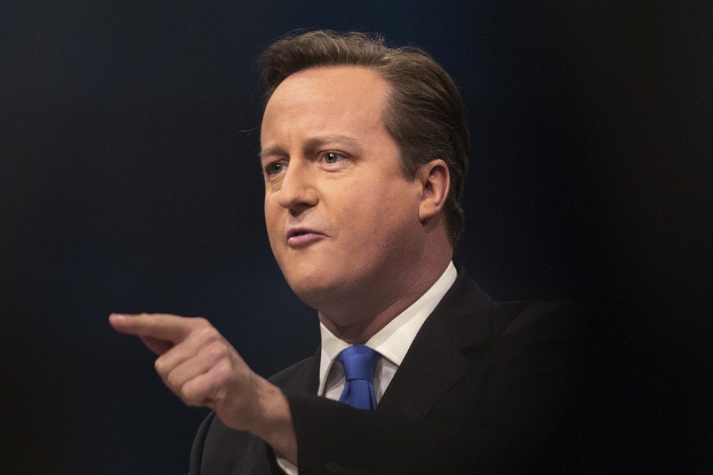 British Prime Minister David Cameron