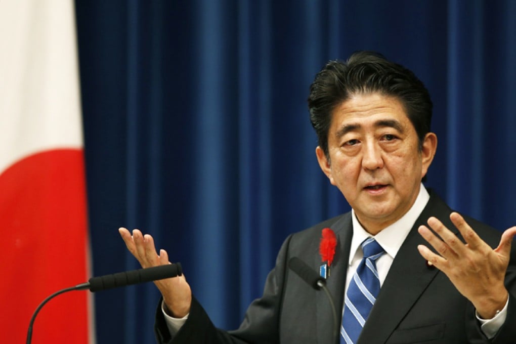 Japan Prime Minister Shinzo Abe. Photo: Reuters