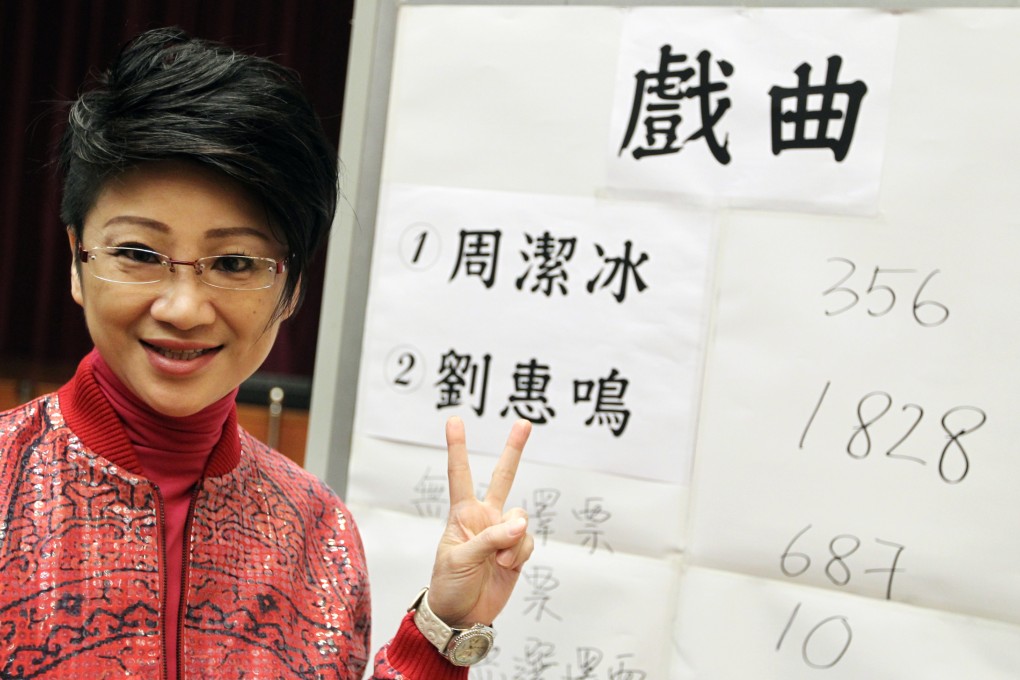 Lau Wai-ming is elected as a Chinese opera sector representative for the Arts Development Council. Photo: Sam Tsang