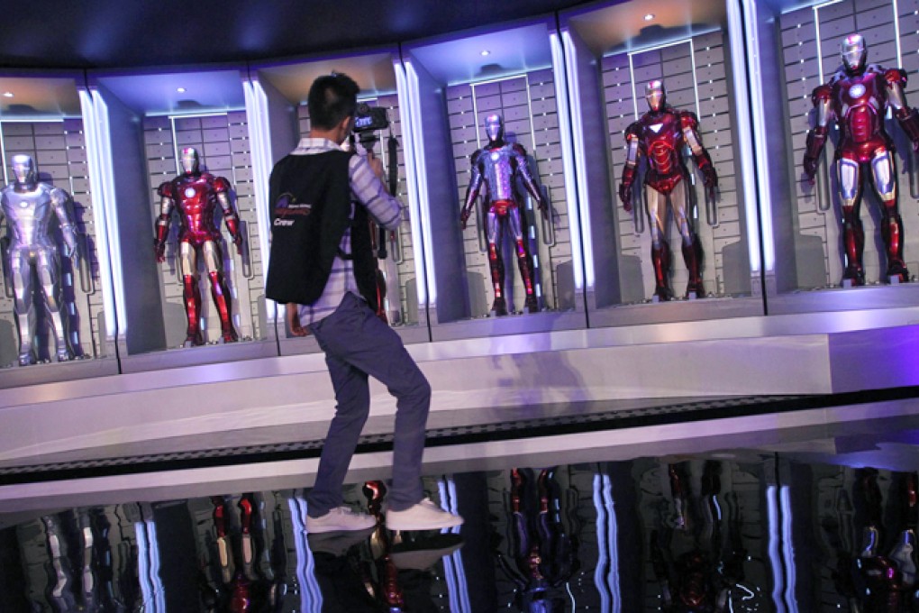Fans will be able to go for a "flight" with Iron Man in the attraction set in Hong Kong. Photo: Nora Tam