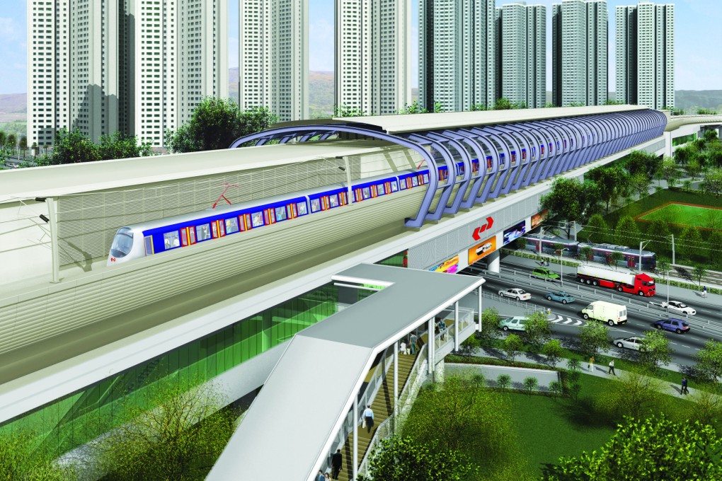 The West Rail in Tuen Mun. Photo: SCMP Pictures