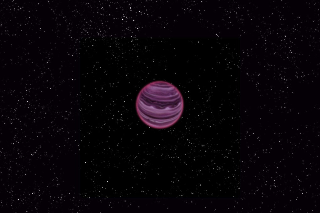 Artist's conception of the planet PSO J318.5-22, which astronomers said they had found outside the solar system floating alone in space without a sun. Photo: AFP